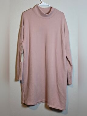 NWT Aritzia The Group Babaton Cornell Dress Mauve Size Large Elevated Loungewear
